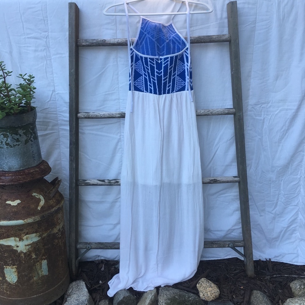 Jealous Tomato Halter Maxi Dress | Geometric Boho · Resort / Festiv - Picture 5 of 8